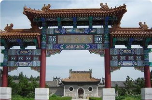 新農村大門水泥仿古牌坊